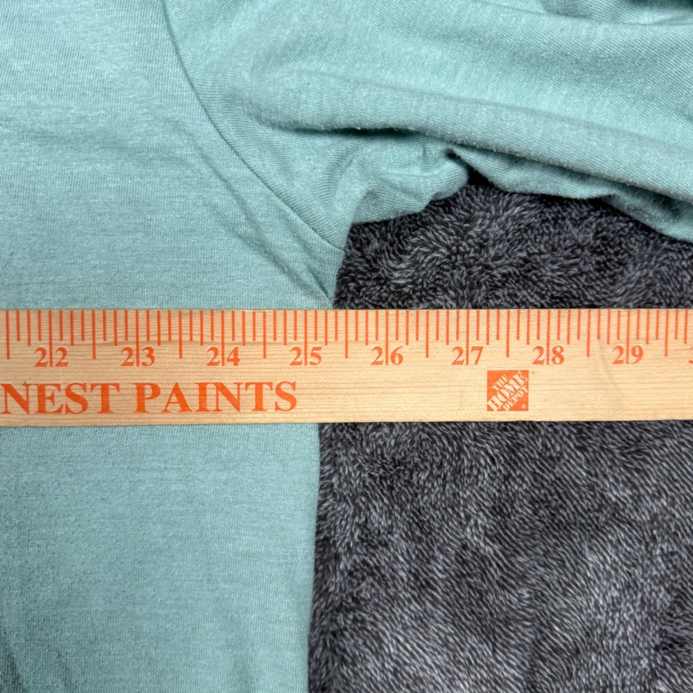 The North Face Mens XL Never Stop Exploring Hoodie Long Sleeve Tee Seafoam Green - Picture 8 of 8